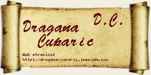 Dragana Cuparić vizit kartica